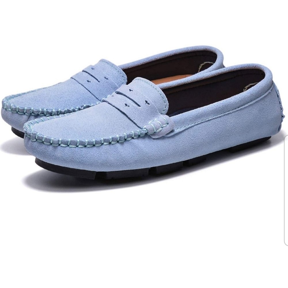 Yiceirnier loafers, blue US 6.5